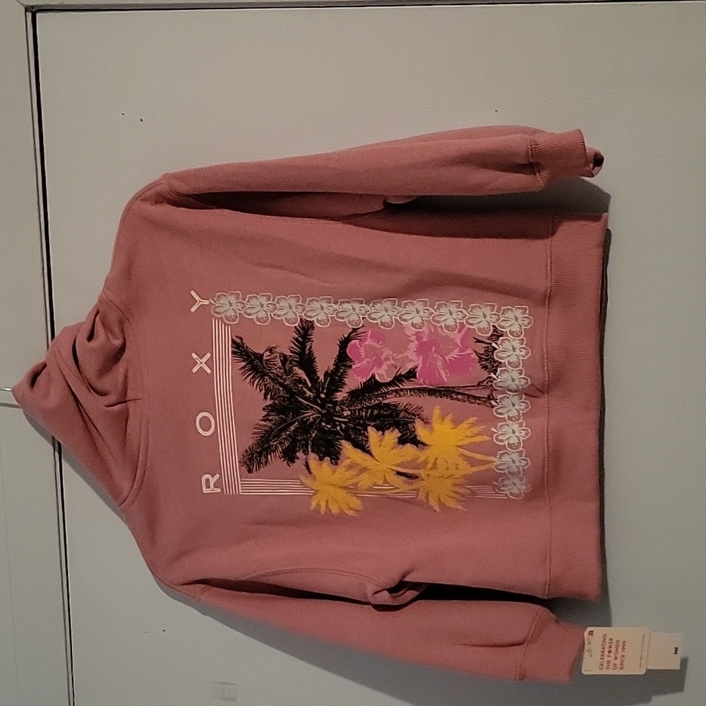 NWT: Roxy Girl's Fleece Zipper Hoodie - Picture 6 of 13
